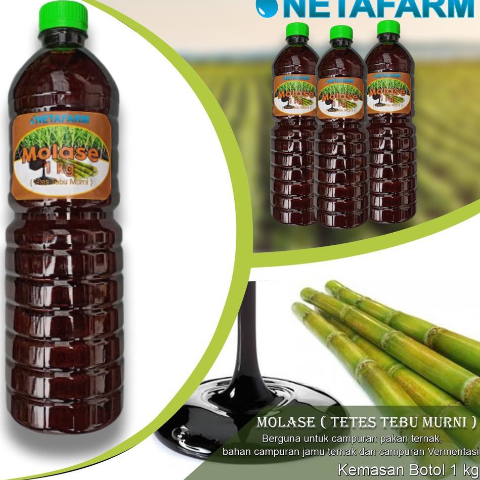 

SALE TERBAIK Molase tetes tebu murni kemasan botol 1 kg