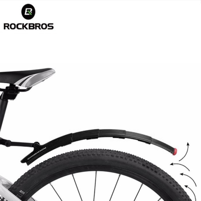 Spakbor rockbros dnb 1001 black untuk mtb, road bike, seli