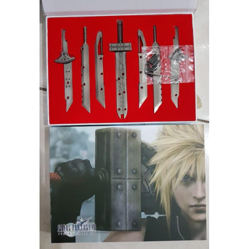 Action figure miniatur pedang final fantasy VII advent children