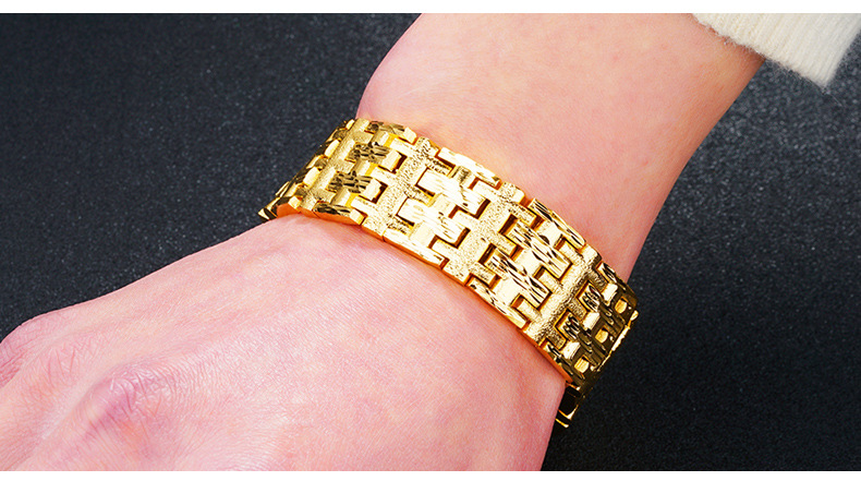 Gelang Rantai Emas 24K Untuk Aksesoris Pria