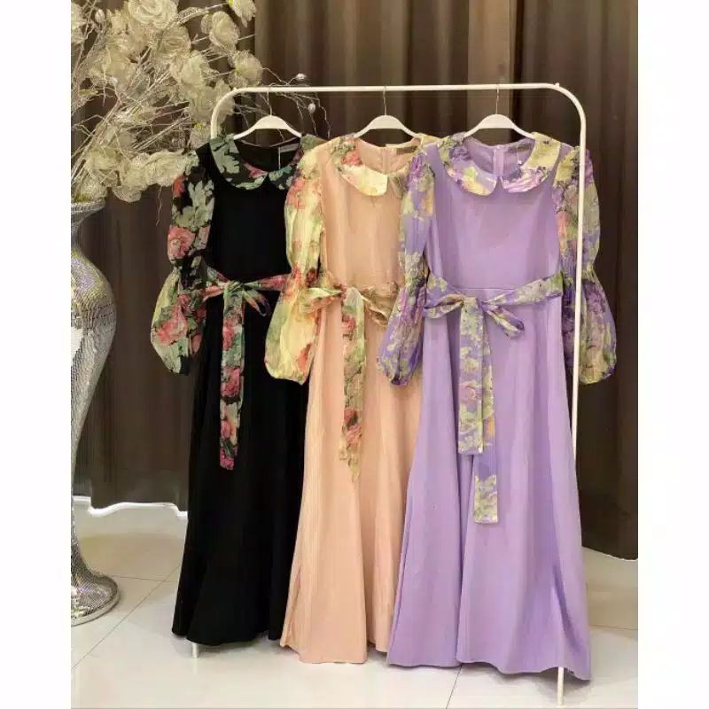 Gamis Lesti Vivorie / Gamis Bunga