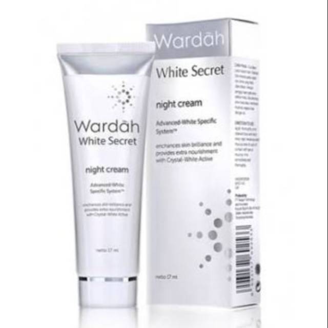 Wardah white secret night cream