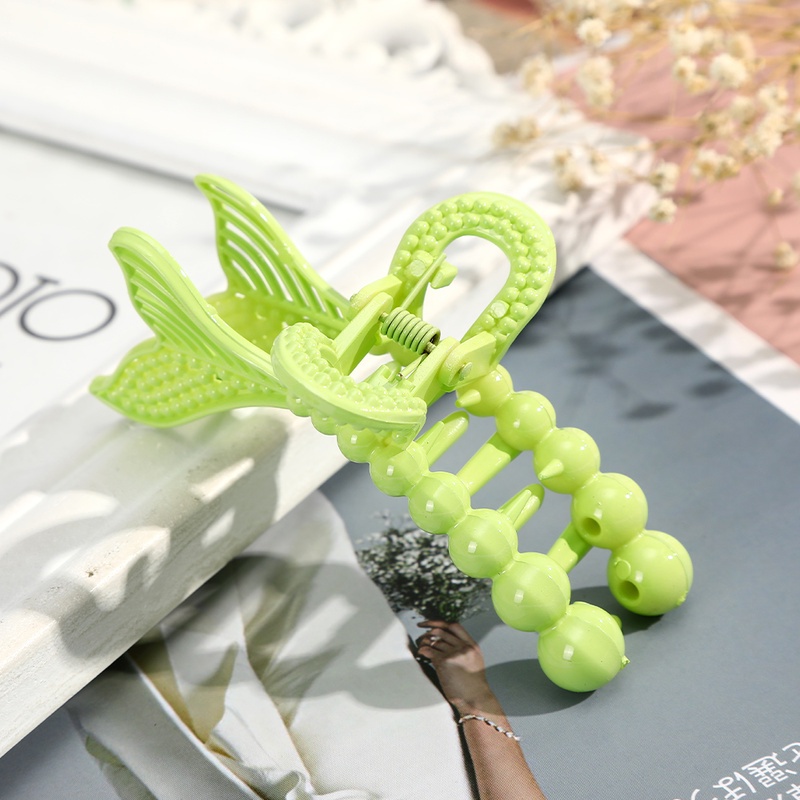 Korean Mermaid Tail Hair Clip for Women Fashion Simple Plastic Hairpin Girls Hair Accessories