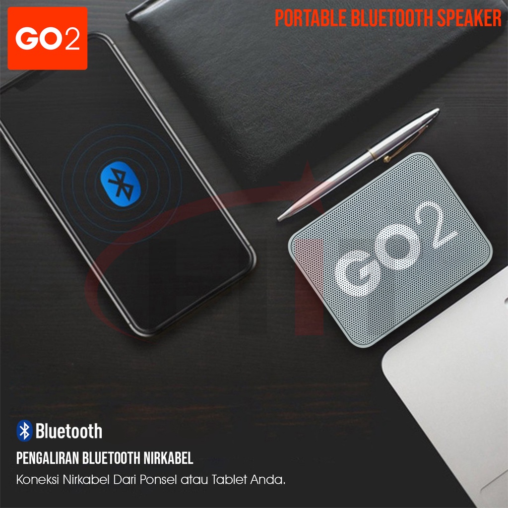 Speaker Portable Bluetooth GO 2 Speaker Mini Wireless TG166