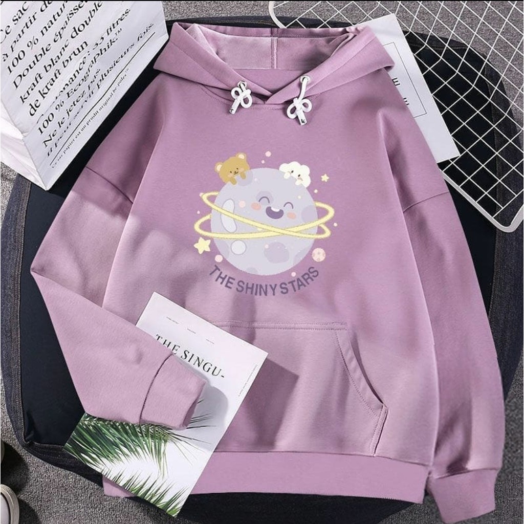 Sweater Hoodie Wanita Korean Style The ShinyStars-3