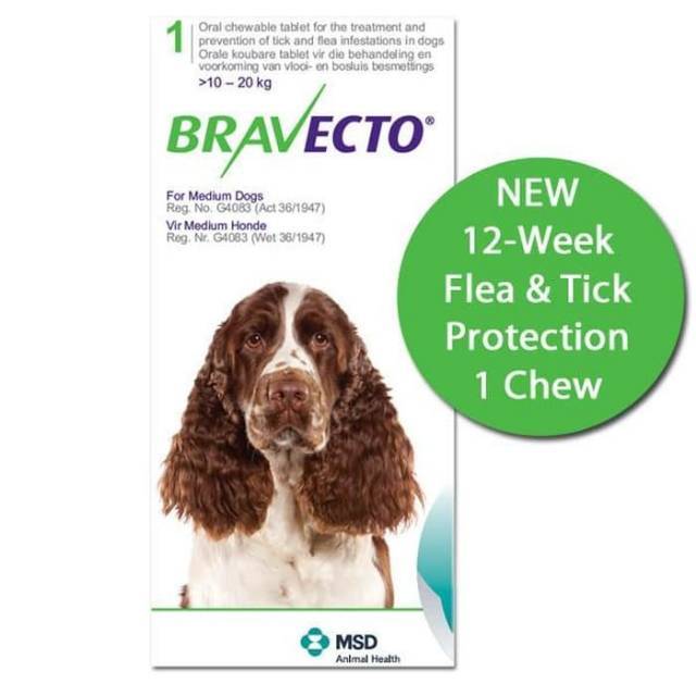 Bravecto 500mg 10-20Kg