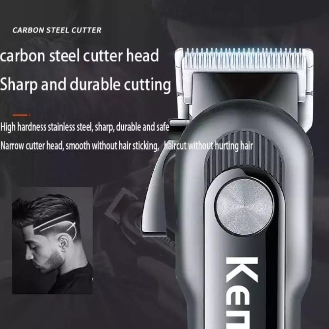 Kemei Hair Clipper KM-1132 Alat Cukur Rambut Electric