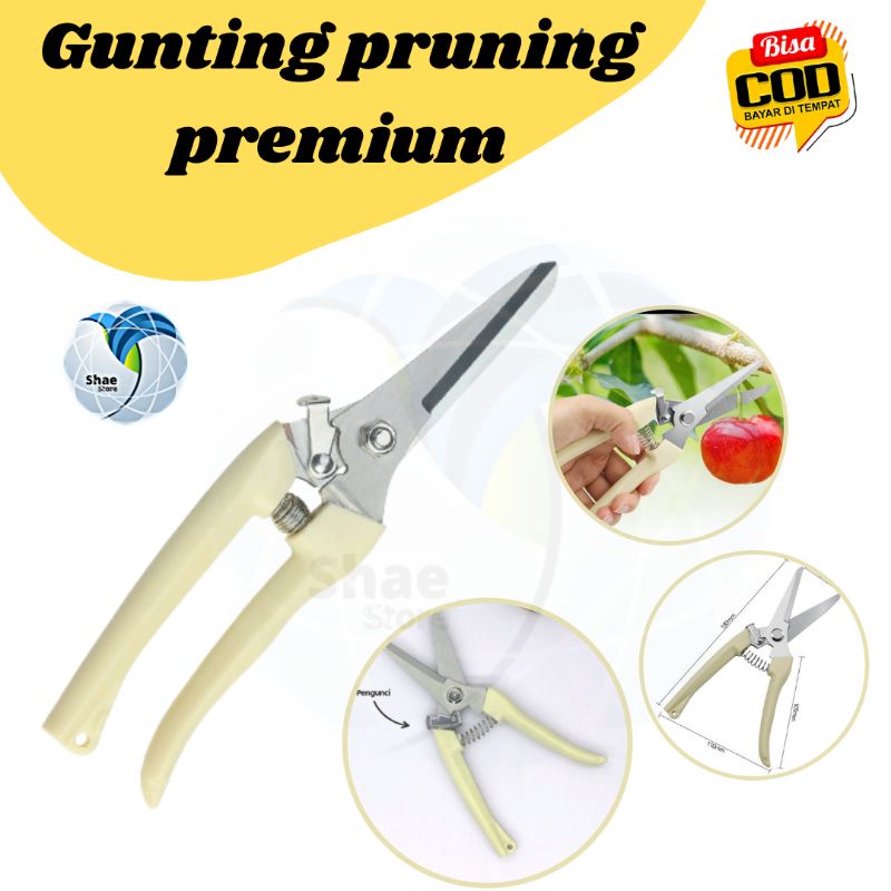 GUNTING DAHAN RANTING PRUNING BATANG DAUN TANAMAN BUNGA GUNTING BONSAI GUNTING BUAH