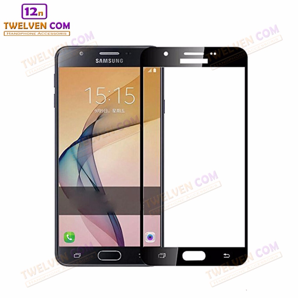 [FLASH SALE] zenBlade 5D Full Cover Tempered Glass Samsung J7 Prime - Black