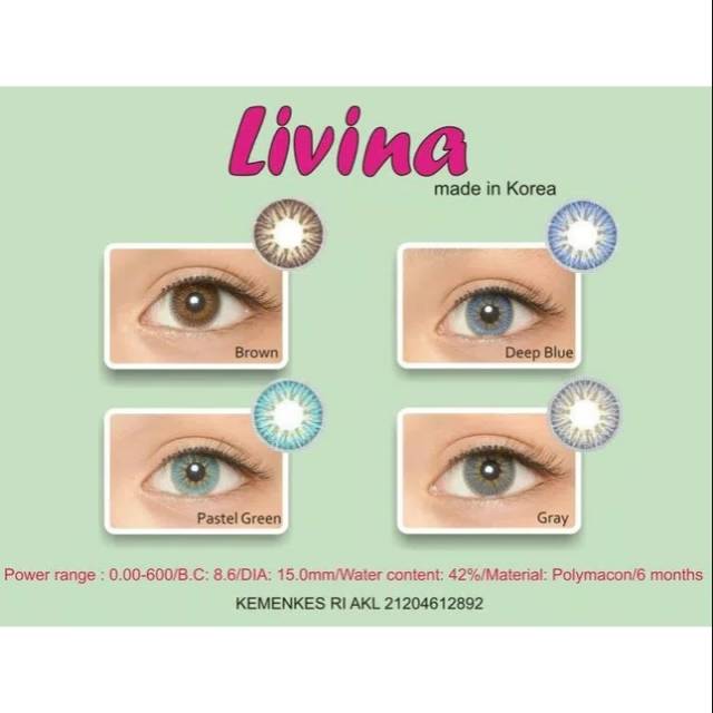 SOFTLENS LIVINA MADE IN KOREA 15mm