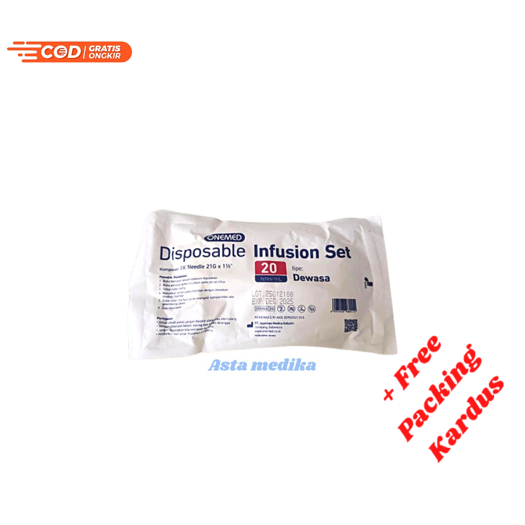 Infuset onemed Anak Dan Dewasa Disposable Infusion Set Onemed