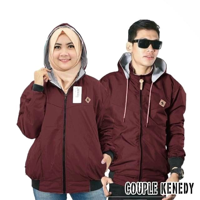 JAKET BOLAK BALIK PARASUT PRIA BB 2in1 PARASUT ANTI AIR FLEECE SIZE L dan XXL GMK