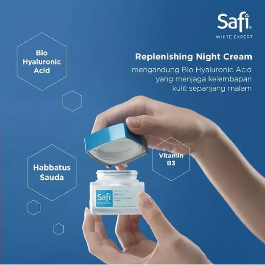 ⭐️ Beauty Expert ⭐️ Safi White Expert Replenishing Night Cream 25gr  Replenishing Night Cream 45gr