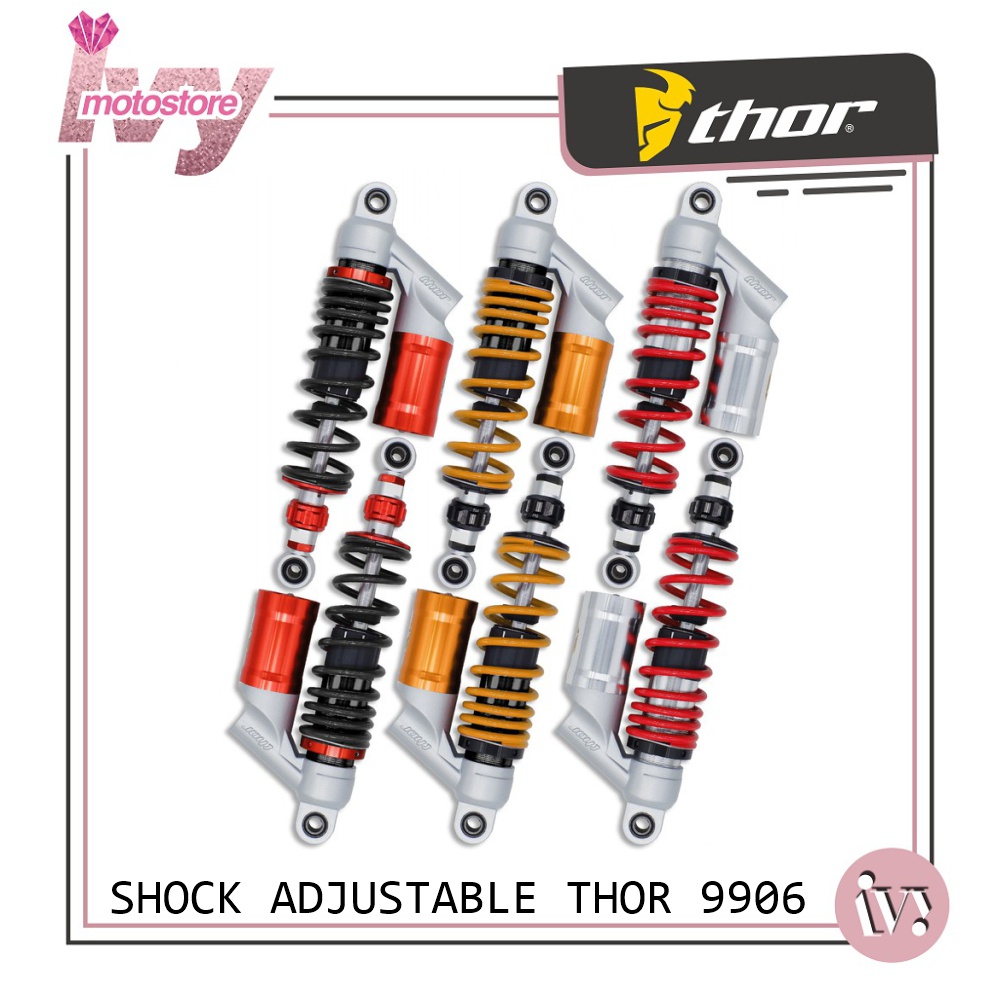 Shockbreaker Shock Tabung 280mm 310mm 320mm 340mm Adjustable Thor 9906