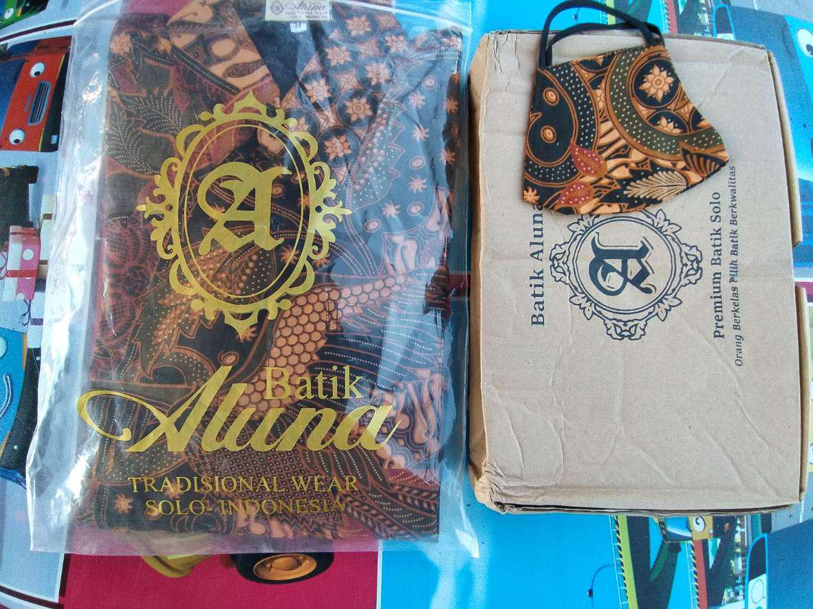 Batik Pria Lengan Panjang Modern Kemeja Batik Pria Modern Batik Solo Slimfit Premium Pria Gba 089