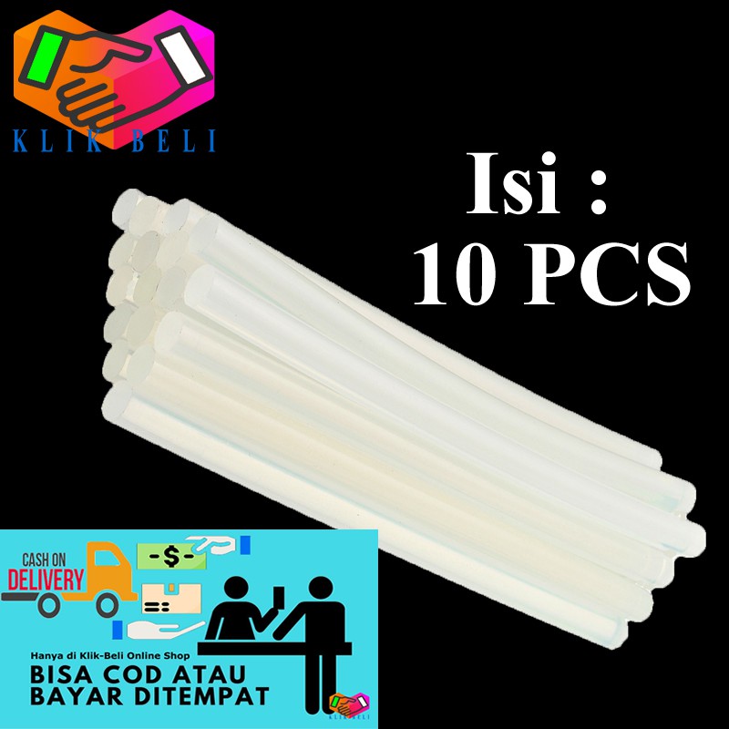 (10 PCS) Glue Gun Sticks / Lilin Refill Stick / Isi Stik Lem Tembak