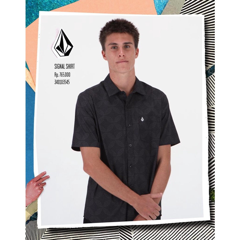 RAYSURF VOLCOM KEMEJA PRIA 340103545 ORIGINAL