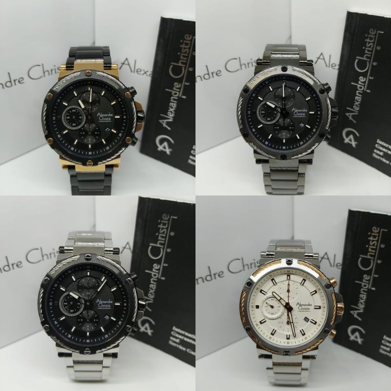 Jam Tangan Pria Alexandre Christie 6561MC