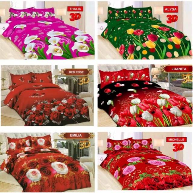 Sprei bonita UK 160x200 180x200 120x200 B4 B2 barang semua Redy