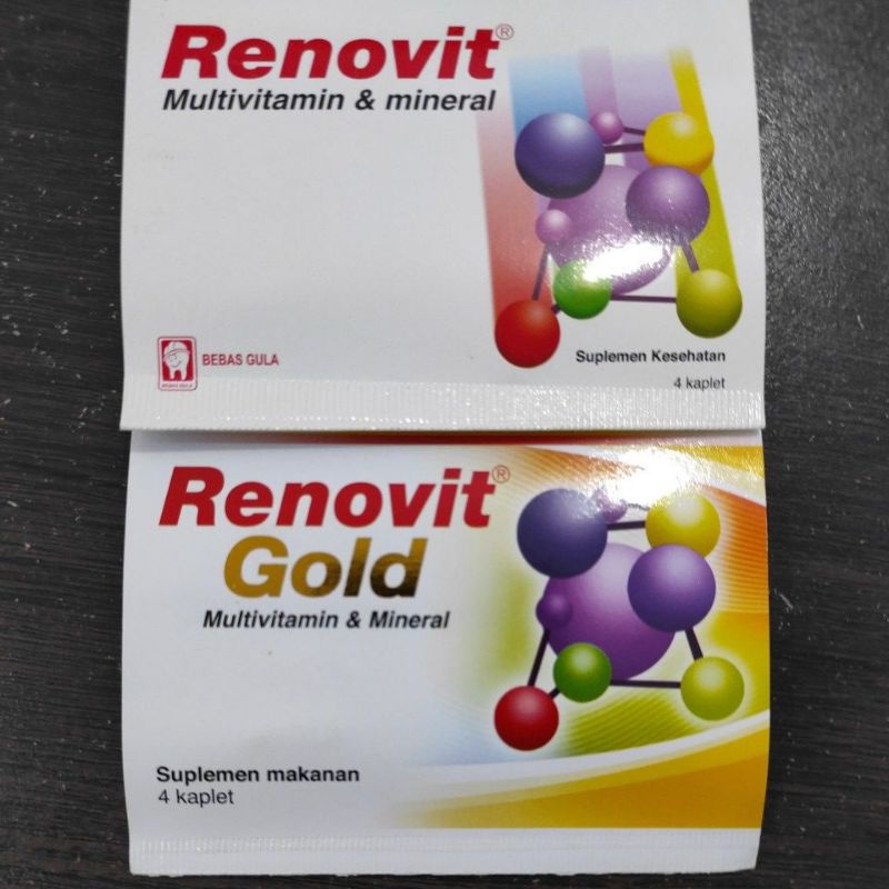 Renovit biasa dan Renovit Gold