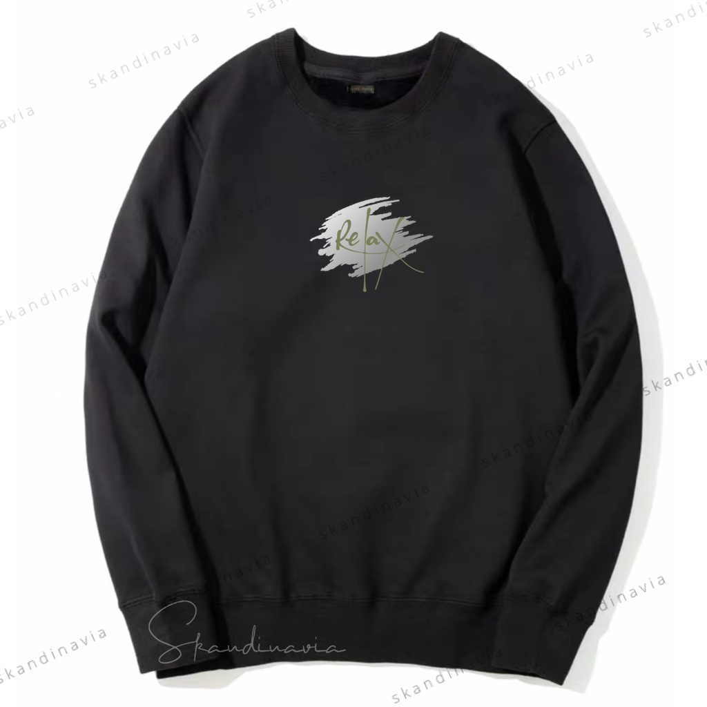 POSEIDON CREWNECK BLACK &amp; GREY