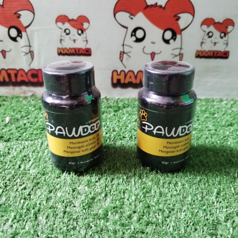 BEDAK KUTU HAMSTER PAWDER OBAT KULIT SCABIES