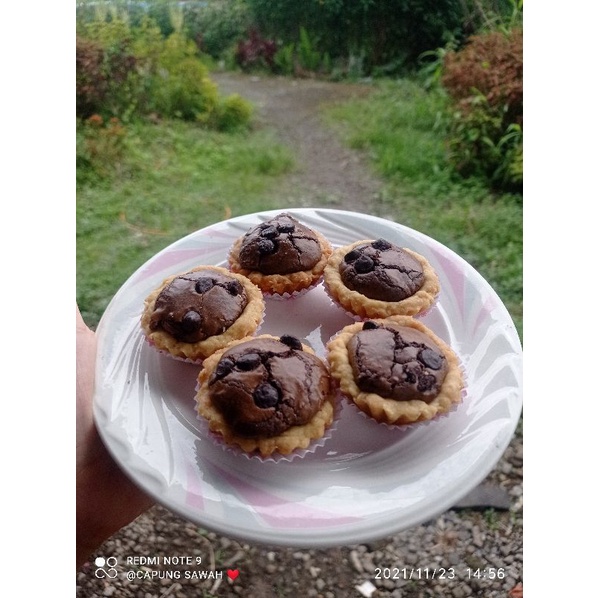 

Pie Brownis Capung Sawah