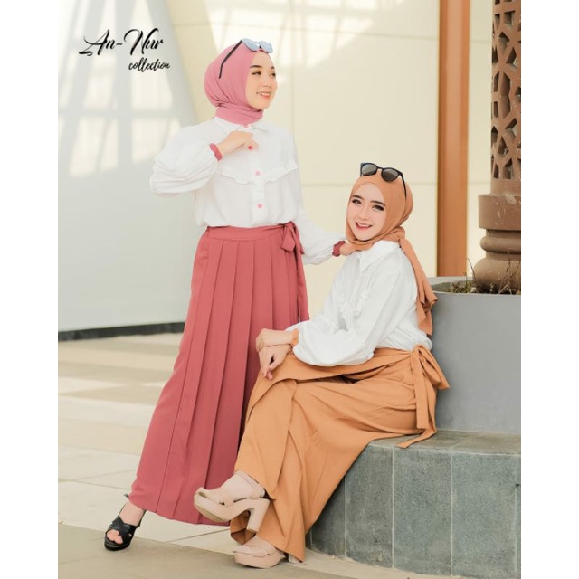 SET KULOT SEMI ROK+ATASAN NIKITA BY AN NUR/ATASAN+KULOT AN-NUR/ATASAN+KULOT