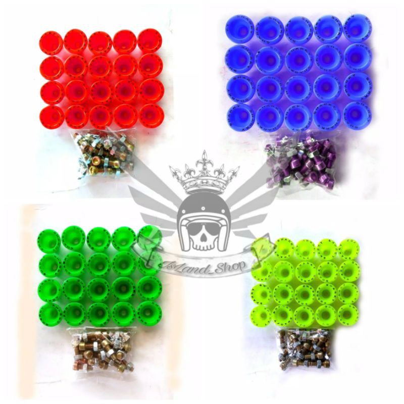 Ring Monel Sharrky Isi 20Pcs Bahan Plastik + Mur Baut - Variasi Motor