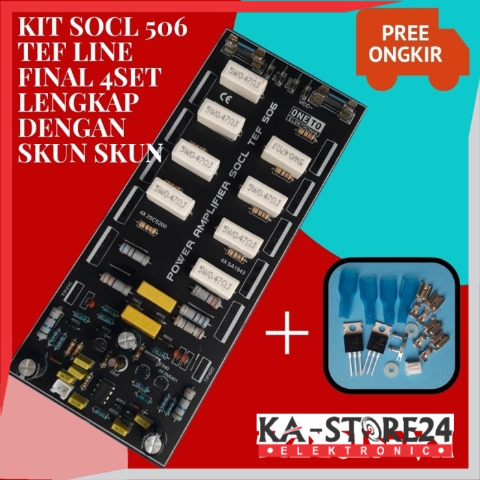 Kit Socl 506 Tef line final 4 set