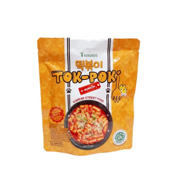 

Korinus Tok-poki / Topokki Kue beras Tteokbokki / K - Bunsik Tokpoki / Toppoki instant