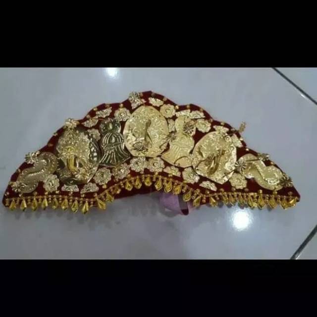Mahkota Adat Palembang // Pasangko Adat Palembang // Aksesoris Kepala Adat Palembang