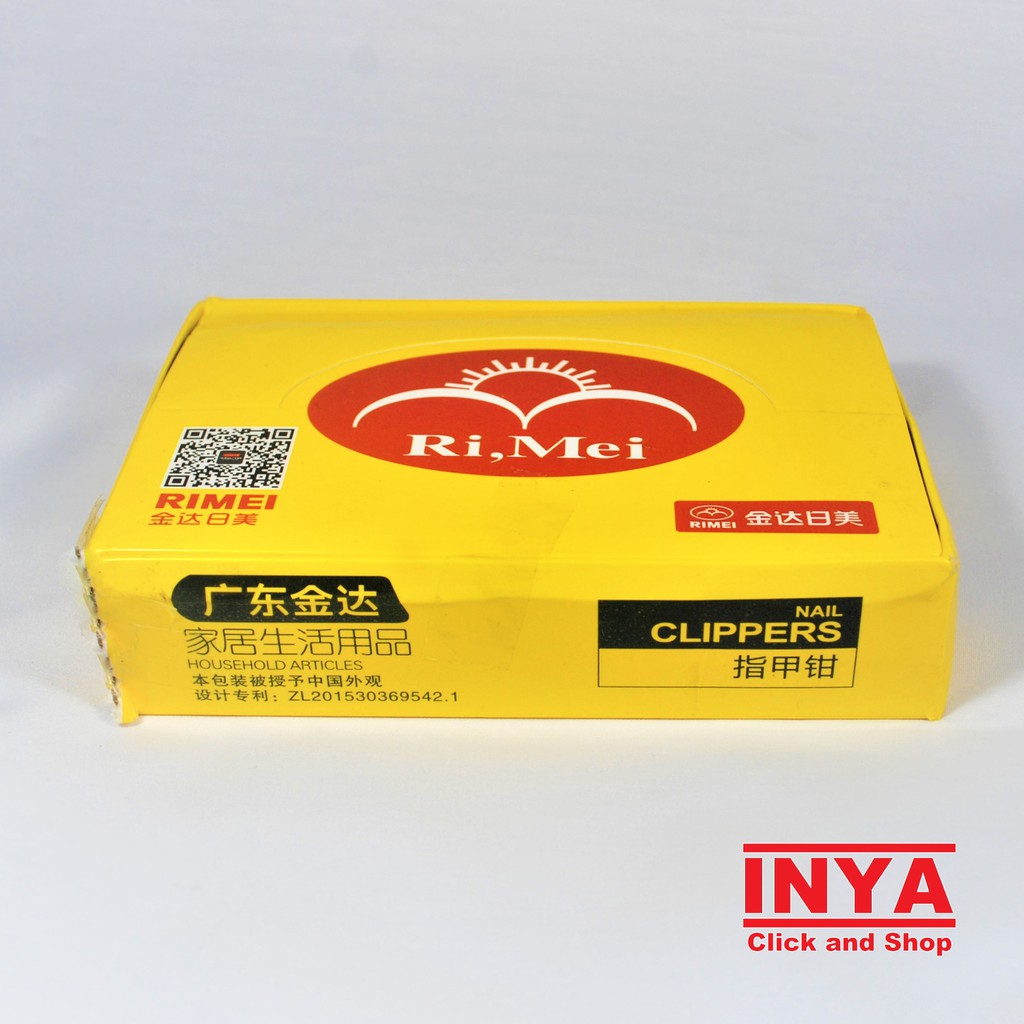 GUNTING KUKU RIMEI 6428E STAINLESS NAIL CLIPPER KECIL BOX - LUSIN