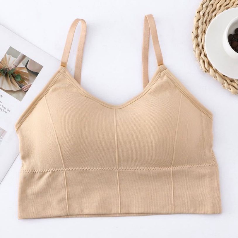 Celyne Bra Wanita Model One-Piece Bra Bralette Push Up dengan Bahan Tipis dan Bergaya Korea 1038