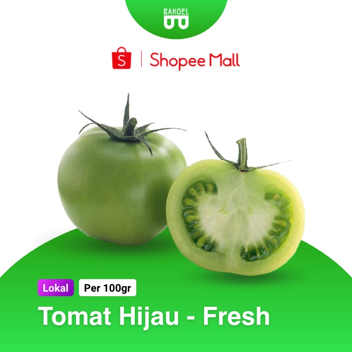 

Tomat Hijau (Harga Per 100gr) - Bakoel Sayur Online