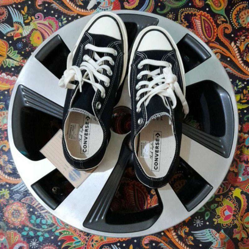 Sepatu Converse 70s Low Black White Original