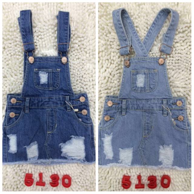 OVERALL JEANS ANAK PEREMPUAN