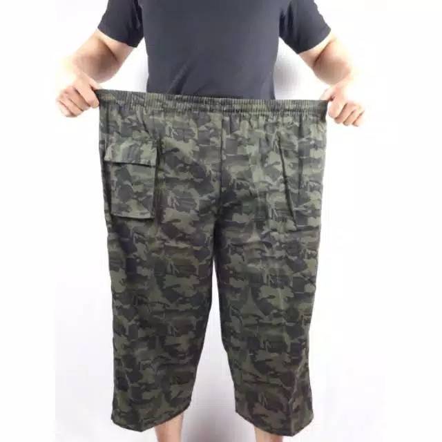Celana sirwal jumbo motif loreng