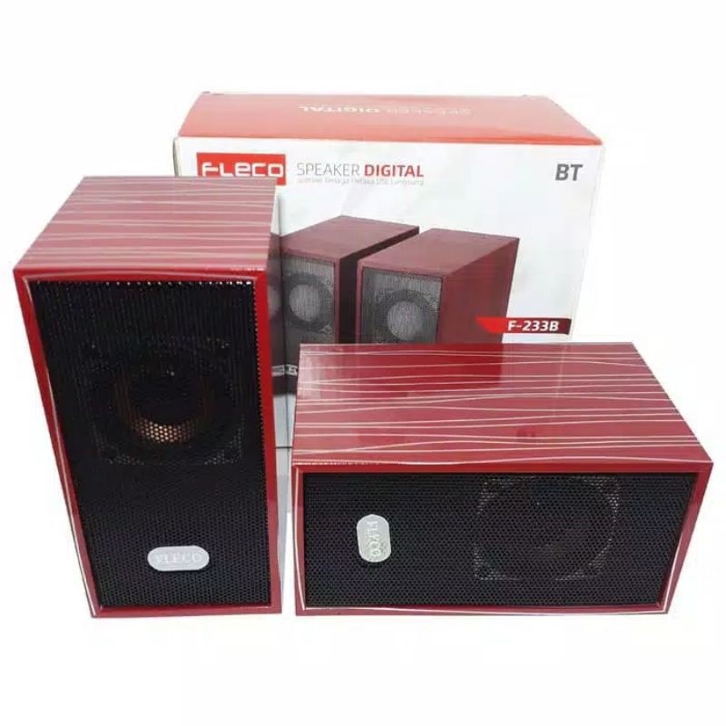 Speaker FLECO F-026 - Speaker Mini Komputer - Speaker Aktif Super Bass - Speaker Non Bluetooth - Spe