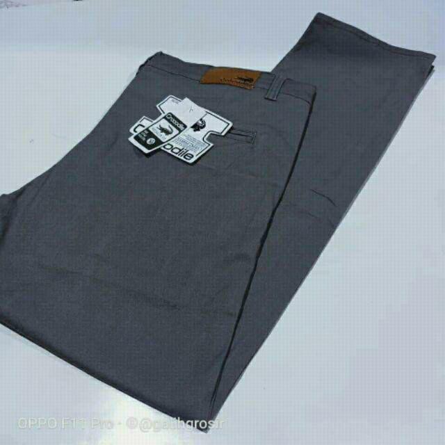 CELANA PANJANG KATUN CHINO CHINO / CELANA KANTORAN KATUN CHINO seze 27-38-Abu