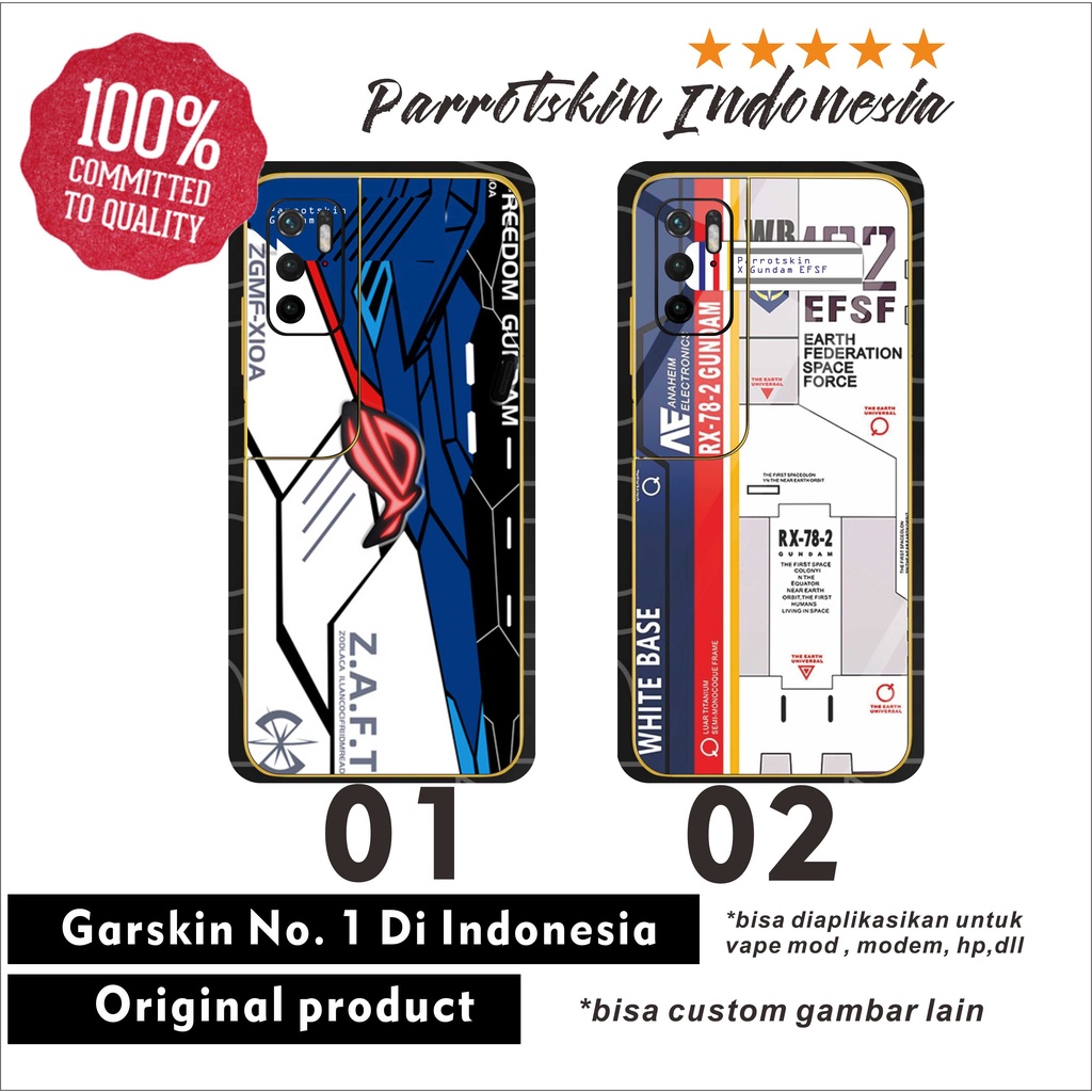 Garskin Skin Infinix Hot Hot NOte 5 6 7 8 9 10 dll GUNDAM ROG Style case