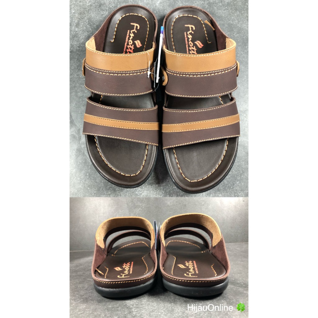 FINOTTI - BPZ 06 10 - Sandal Slop Sopan Kasual Tali 2 Laki-laki Pria-1