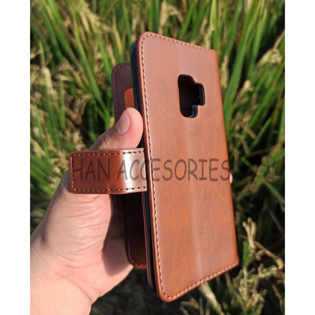 Samsung Galaxy S8/S9/S10/S10+ Original Fashion Selular Flip Leather Case - Flip Cover