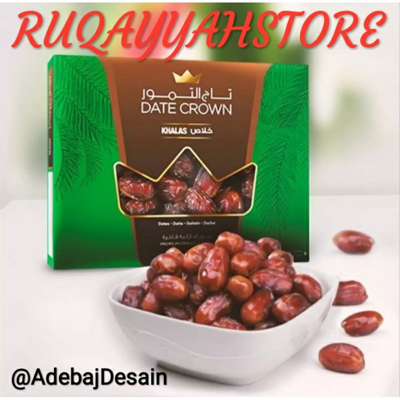 

Kurma Date crown KHALAS 1 KG