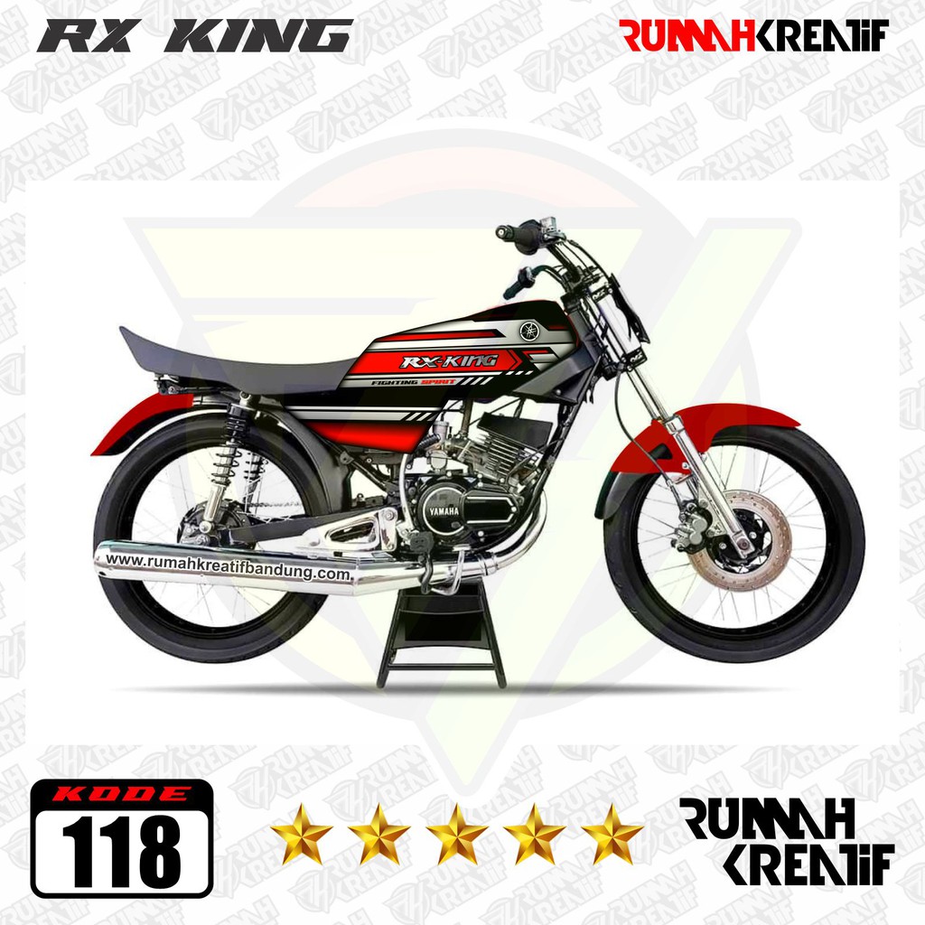 Jual Yamaha Rx King 135 Sticker Striping Variasi Rk F Indonesia Shopee Indonesia