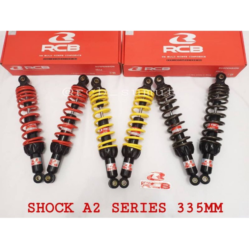 SHOCK RCB A2 SERIES 335MM/SKOKRCB/SUPRA125/VERZA/KHARISMA/RXKING/MEGAPRO/GLPRO/GL/CB/WIN