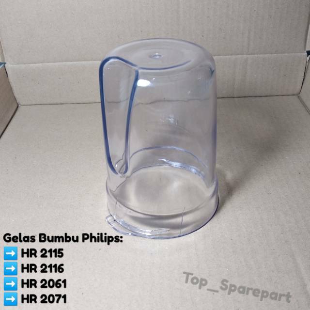 Gelas Bumbu Dry Mill Blender Philips HR2115 HR2116 HR2061 HR2071