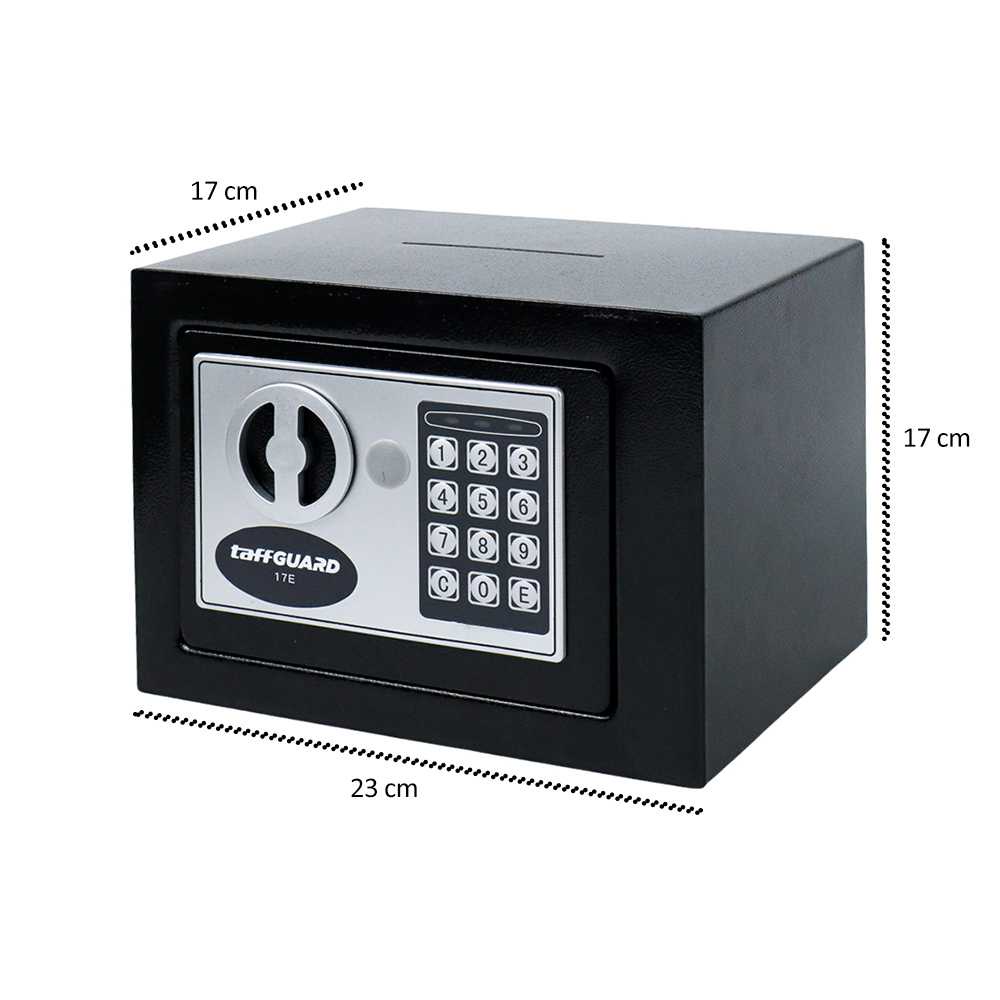 TD-DA1 TaffGUARD Kotak Brankas Hotel Mini Password Deposit Box 4.6L - 17E