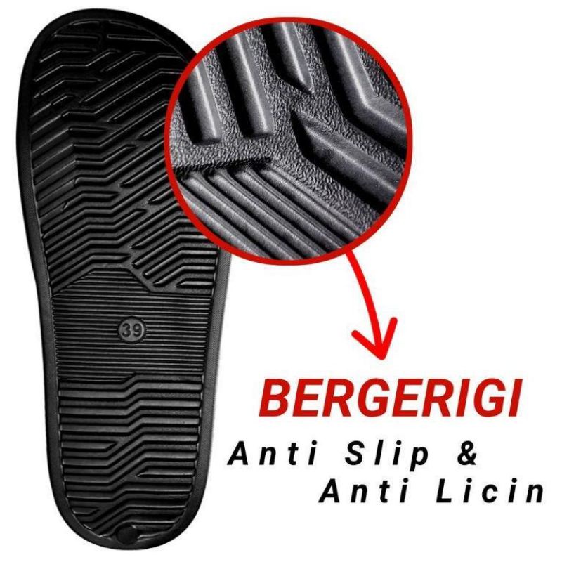 SANDAL SLIP.ON PRIA RINGAN LENTUR/SANDAL DISTRO TERKEREN/