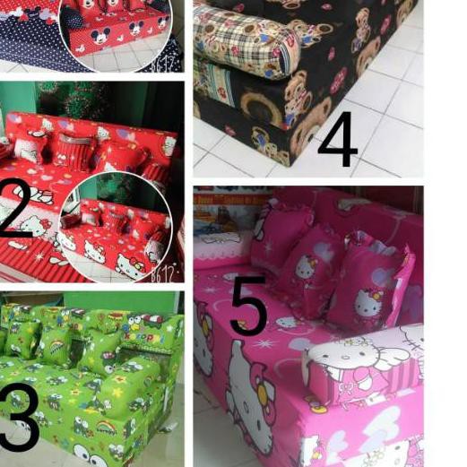 TERMURAH  Pengganti Cover/Sarung kasur busa sofabed inoac tebal15/20cm murah free.tas-yach